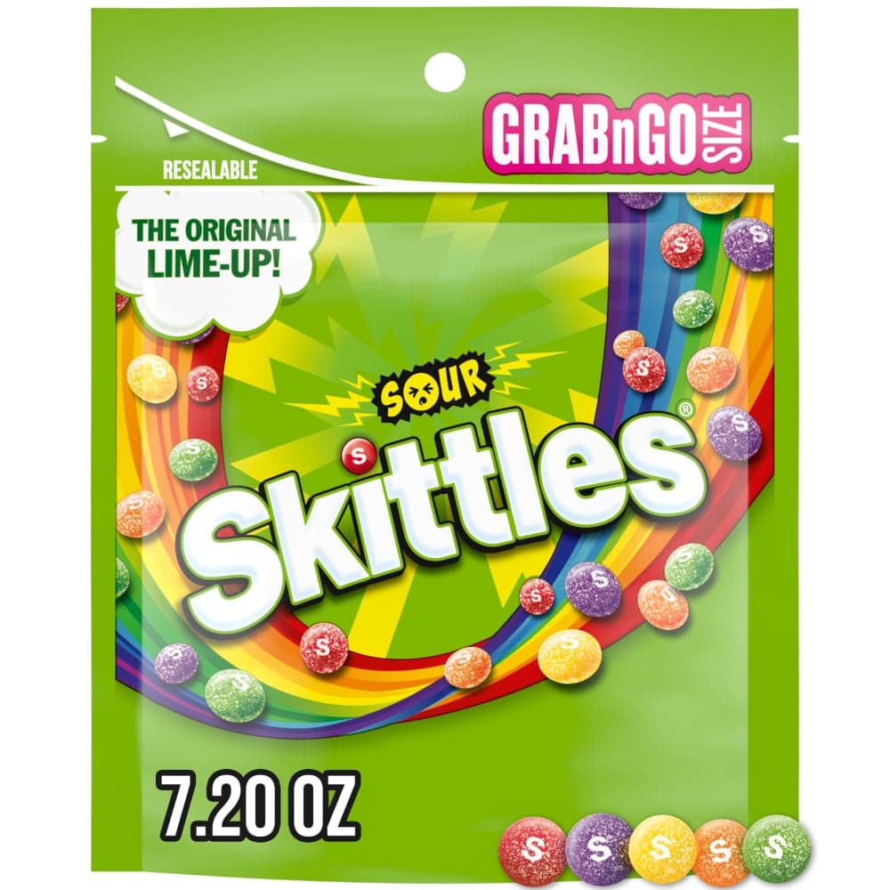 Skittles Sour Chewy Candy Grab N Go