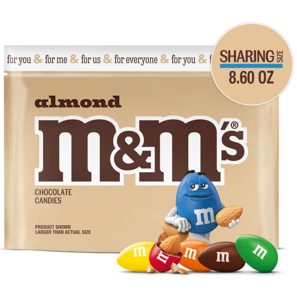 M&M's Almond Milk Chocolate Candy Sharing Size